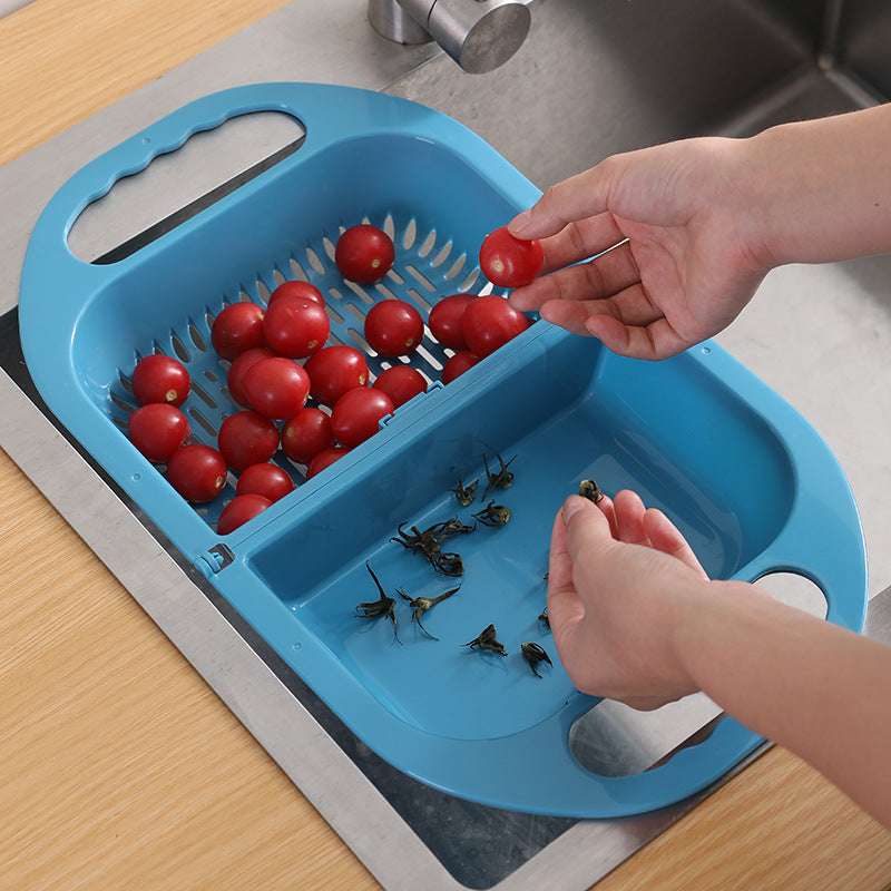 Foldable Kitchen Sink Drain Plastic Basket