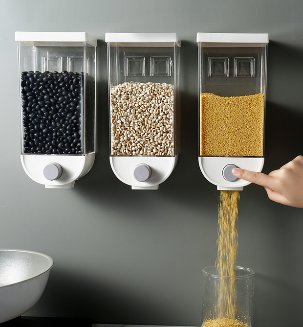 Wall Mounted Grain Storage Containers