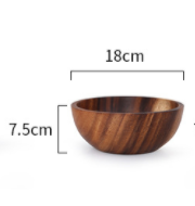 Premium Tableware Acacia Wooden Bowl Set