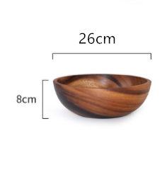 Premium Tableware Acacia Wooden Bowl Set