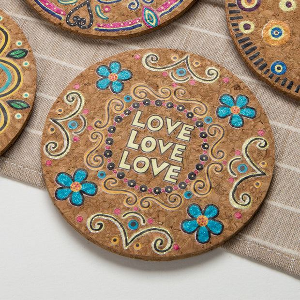 Heat Resistant Wooden Cup Coasters