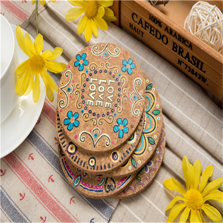 Heat Resistant Wooden Cup Coasters