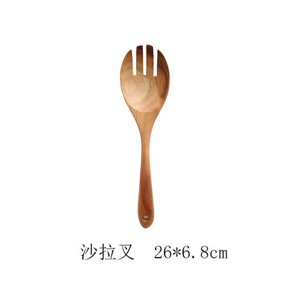 Teak Natural Wooden Kitchen Utensil Set