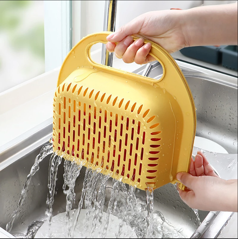 Foldable Kitchen Sink Drain Plastic Basket