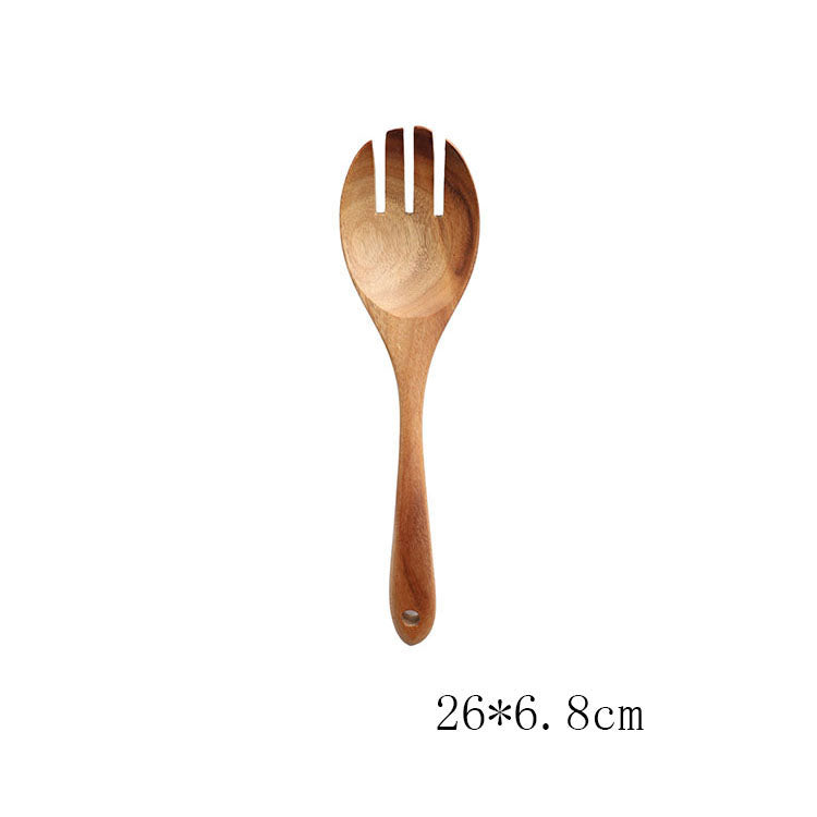 Teak Natural Wooden Kitchen Utensil Set