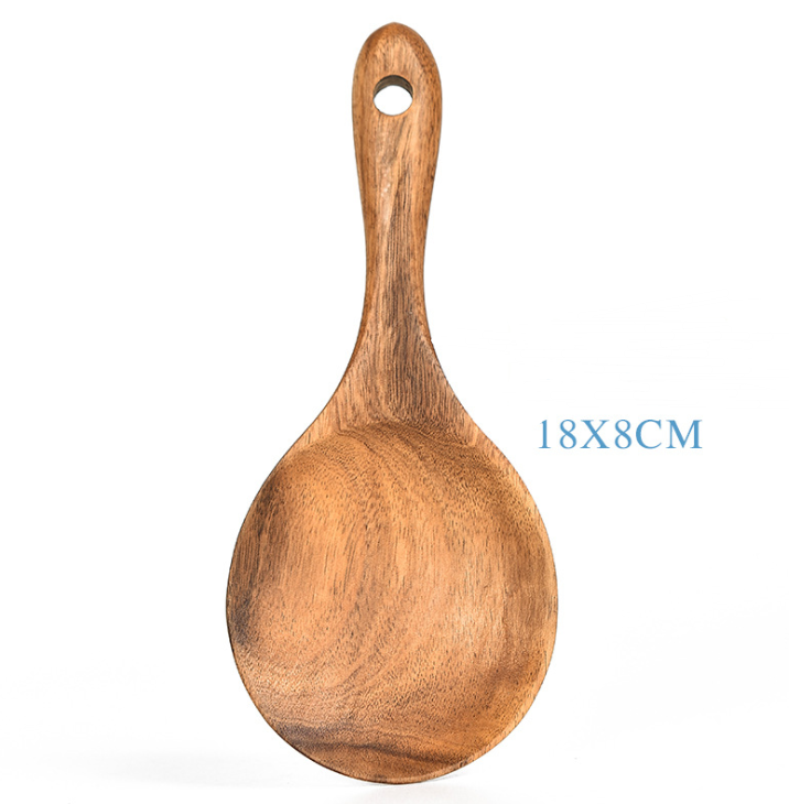 Teak Natural Wooden Kitchen Utensil Set