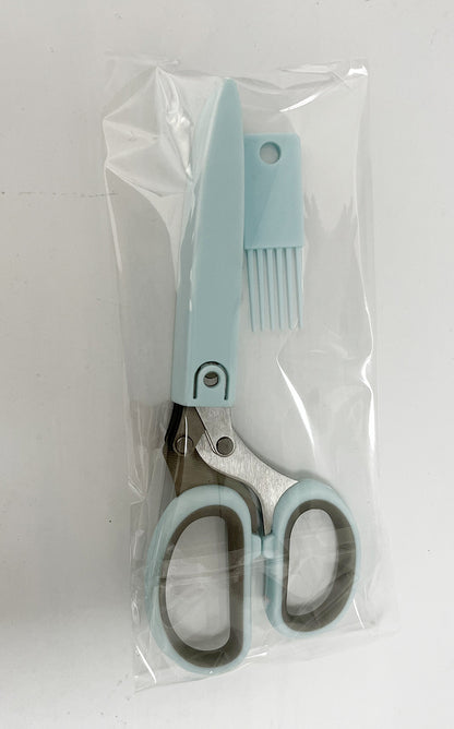 Multi Blade Stainless Steel Kitchen Herb Scissors