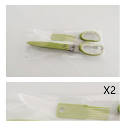 Multi Blade Stainless Steel Kitchen Herb Scissors