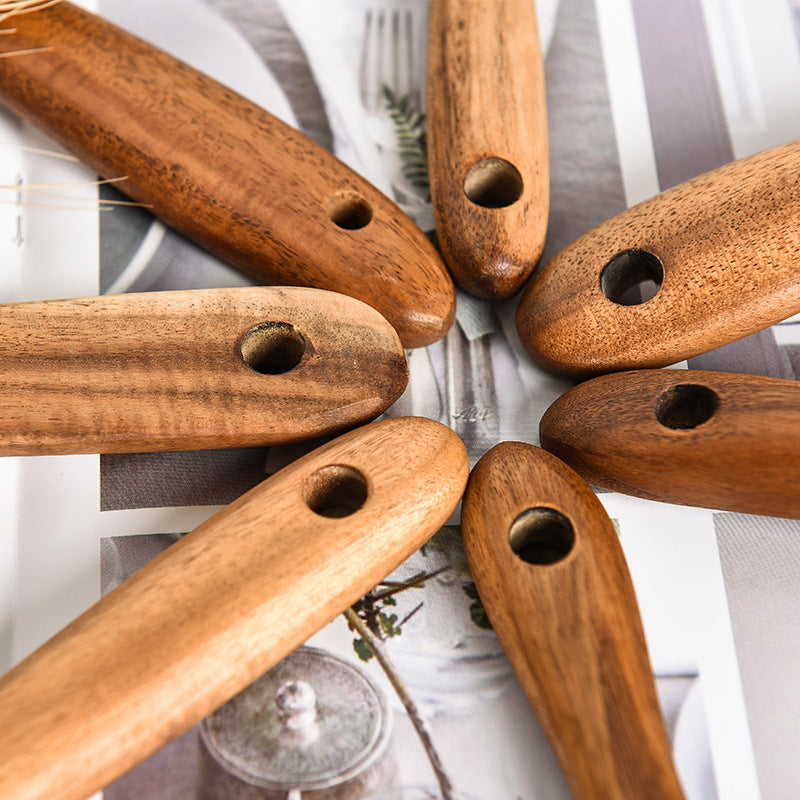 Teak Natural Wooden Kitchen Utensil Set