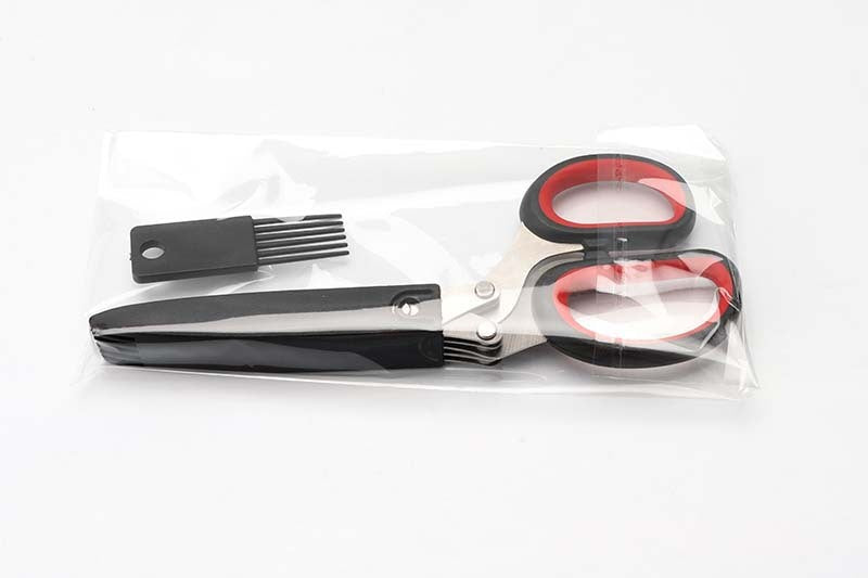 Multi Blade Stainless Steel Kitchen Herb Scissors