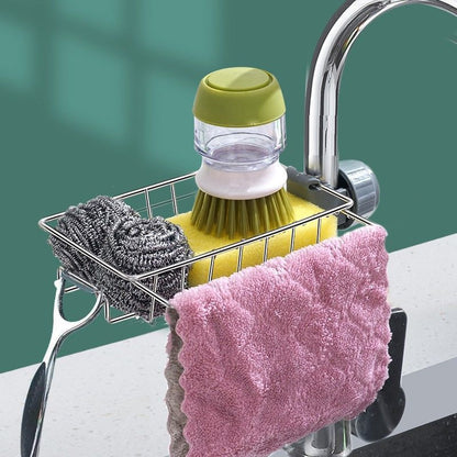 Kitchen Sink Sponge & Soap Holder