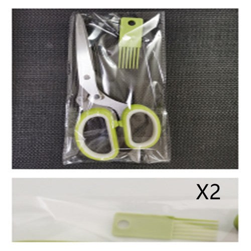 Multi Blade Stainless Steel Kitchen Herb Scissors