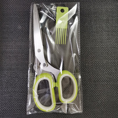 Multi Blade Stainless Steel Kitchen Herb Scissors